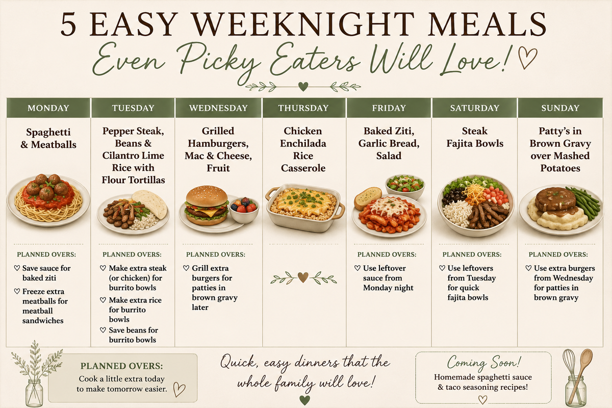 5 Dinners Even Picky Eaters Will Love