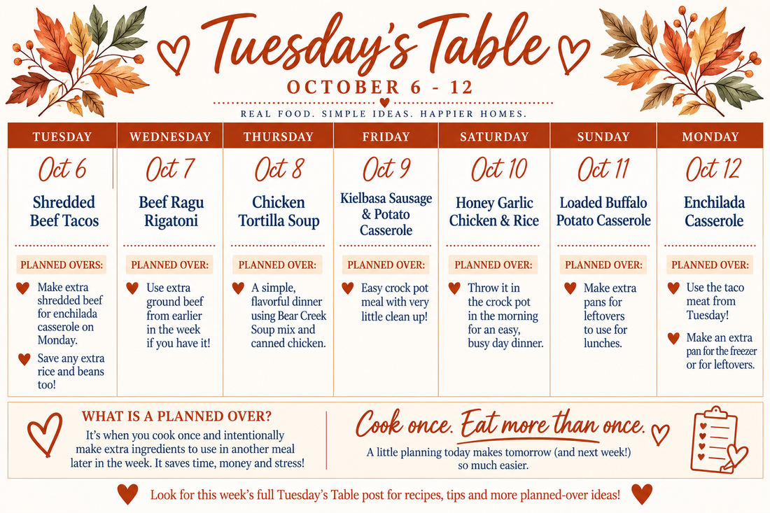 Tuesday's Table: Busy weeks, Crock Pots and Taco Tuesday